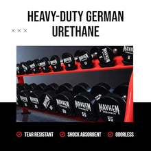 Mayhem Strength V3 Urethane Dumbbells Set 1150LB Black