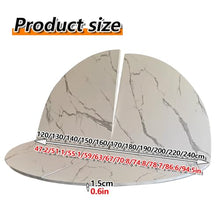 YUNSEU Large Round Foldable Table Top Only, 120cm - 256cm Diameterround Wood Table Top,Replace Tables Top, Circle Folding Tables Top, Easy to Store