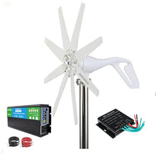 17000W Noiseless Vertical Wind Turbine Generator Kit, 12V 24V 48V 220V Small Maglev Three Phase AC Vertical Wind Turbine (With MPPT Controller),12v