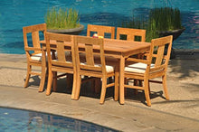 11 PC A Grade Outdoor Patio Teak Dining Furniture Set - 94" Double Extension Rectangle Table & 10 Osawa Chairs (8 Armless, 2 Arm)