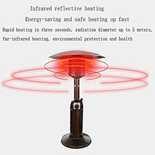 Patio Heater, Stainless Steel Tabletop Gas Home Burner Propane Or Butane Gas Bottle Low Energy, for Gazebo Garden Camping Outdoor