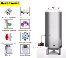 304 Stainless Steel Water Booster Tank for Well Garden Irrigation Home