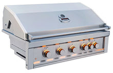 SUNSTONE RUBY5B-IR-NG 5 Burner Pro-Sear with IR Natural Gas, 42"