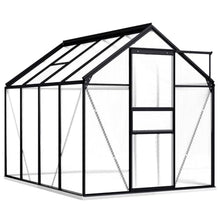 DINDING Greenhouse Anthracite Aluminum Polycarbonate in Professional Modern Crystal Clear Walk in Structure with Adjustable Height for Professional Garden Projects