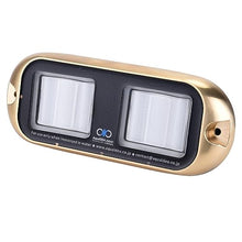 AquaIDEA Japan JB60W Transom Underwater Boat LED Light, Made in Japan, 60W COB, Bronze, IP69, 9-32V, 6000lm, RGB, 3-Year Warranty (Blue)