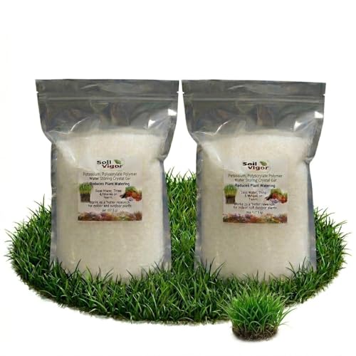 Potassium Super Absorbent Polymer Make Healthy Soil and Healthy Plants 40 Pounds (8 x 5 lb Bags)