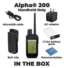 Wearable4U Garmin Alpha 200 Handheld Dog Tracker with Power Pack Bundle