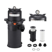 VEVOR Cartridge Pool Filter System | 150 Sq. Ft, Compatible with 2.5HP–3HP Pumps, Max Flow 8136 GPH, for Pools Up to 34342 Gallons