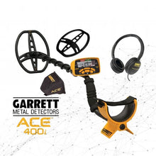 long range Garrett Ace 400i Metal Detector with Waterproof Coil | Detectors Shop