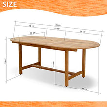 Amazonia Certified Teak 7-Piece Oval Extendable Dining Set with Black Aluminum Chairs Brown