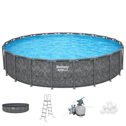 Bestway APX 365 22' x 52" Above Ground Pool Set with Sand Filter Pump