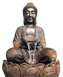 Outdoor Buddha Water Fountain Outside, Garden Fountain, Buddha Decor Gifts