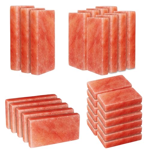 ZK Bulk Pack of 500 Himalayan Salt Tiles 8"x4"x1" Sauna Walls–
