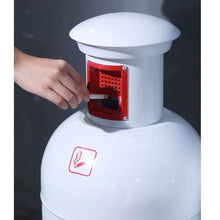 Hhaoran-9863 Ashtray Trash Can Creative Ashtray Cigarette Butt Trash Can Commercial Milk Tea Shop Coffee Shop Snack Shop Gym Round Storage Bucket Standing Ashtray Outdoor for Patio (Color : A)