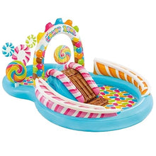 DSWMY Inflatable Pools, Inflatable Swimming Pool Candy Paradise Play Center-Inflatable Water Play Center Paddling Pool Backyard Summer Paddling Pool
