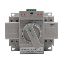 ATS Automatic Transfer Switch 2P 63A GCQ2 63/2 AC220V AC400V CB