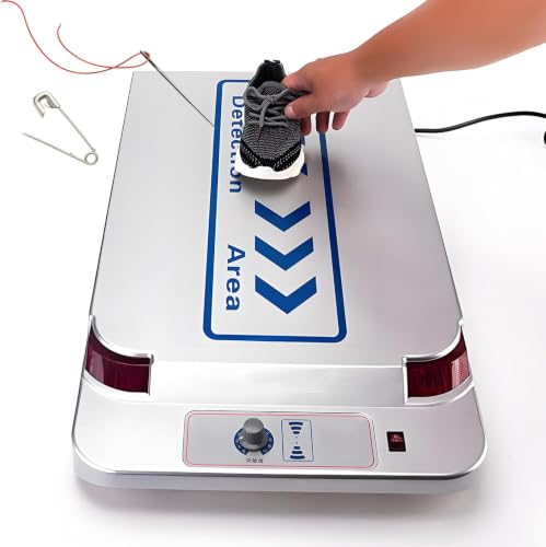 Magnetic Tabletop Metal Detector for Sewing,0-10 Sensitivity,Audio-Visual Alarm,Textile Factory Use.