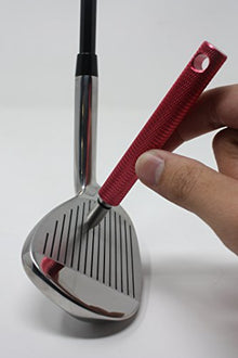 Majek Golf Groove Sharpener Red
