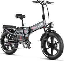 W Wallke Electric Bike Adults Folding 1000W 48V 36Ah Gray