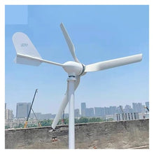 YHYWJHY 15KW 10KW 20KW 24V 48V Wind Turbine Generator Low Speed Windmill AC Output Household Horizontal Complete Kit Low Starting Speed for Home(with mppt Control,48V_15KW)