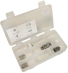 Aqua Mole 4pc Sewer Squad Deluxe Jetter Nozzle Kit 1/4in. NPT 3000 PSI 4.8 Orifice Thruster Flusher Degreaser & Roto Spinner