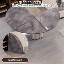 Dark Grey Foldable Round Table Top Panel,Round Extendable Table Top,Wooden Folding Table Top Without Legs,Temporary Outdoor Patio Table,Suitable for Family Dinners,Birthday Parties(160cm/63in)