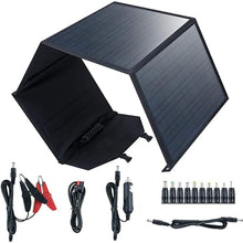Outdoor Foldable Solar Panel 80W, Portable Solar Panel kit, Foldable Solar Charger for Portable Power Station, Solar Generator Camping, Laptops