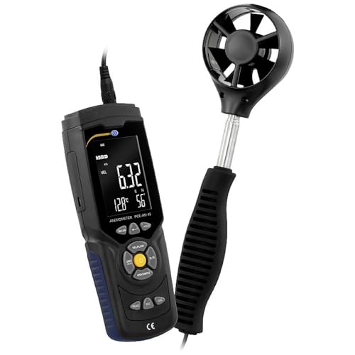 PCE Anemometer — 65mm Impeller, Multifunction, Model# PCE-AM 45