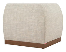 Zuo Christy Corner Chair Beige, Beige Sectional, Modern Style, Patio Furniture, Outdoor Fabric (100% Polyester), Aluminum, Outdoor Living, 34.6" W x 34.6" D x 30.3" H, Non-Stackable