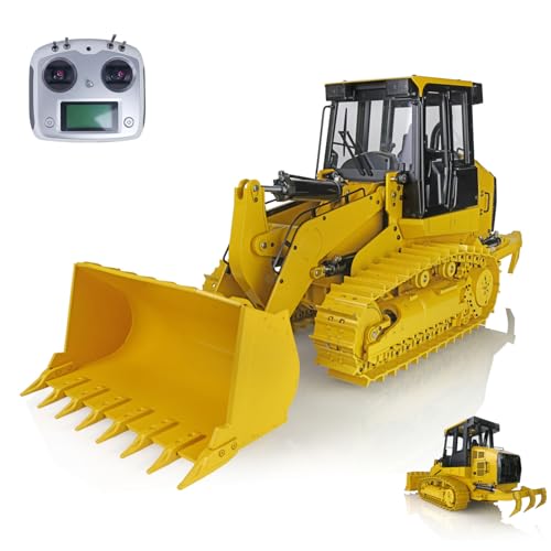 TOUCAN RC HOBBY JDM-188 963D Metal Tracked RC Hydraulic Loader Yellow