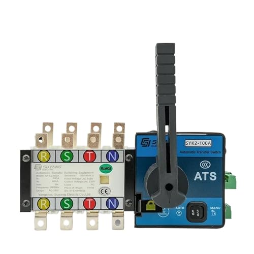 1PCS Generator 100A 2P 4P ATS Dual Power Automatic Transfer Switch(100A-4P)