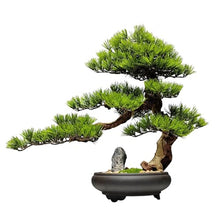 YXIANG56Q Fake Plants Faux Plants Indoor Chinese-Style Artificial Green Bonsai Realistic Fake Decor Bonsai Tree