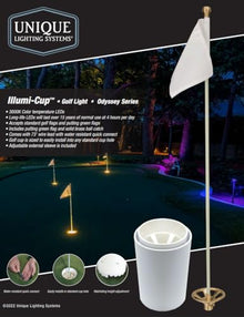 SPW Unique Lighting Systems ILCP-LED Odyssey Series Illumi-Cup LED Golf Cup White