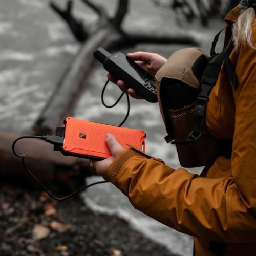 Certified Brands Garmin GPSMAP 67i Rugged GPS Handheld with inReach and Dark Energy Charger Hi-Vis Orange