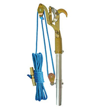 Jameson JE-Series Foam Core Complete Tree Trimming Kit – Arborist Line Clearance Set with Pruner, Rope, Saw Head, 16" Blade, Extension & Base Pole