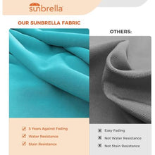 OROTLECT 10'x10' Sunbrella Offset Umbrella With Base Outdoor Square Aluminum Cantilever Umbrella Shade With Easy Tilt Adjustment