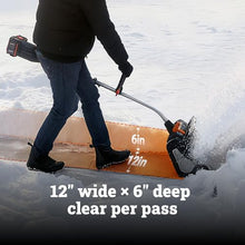 WORX Cordless Snow Shovel, 40V 12" Snow Blower, WG460