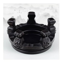 WOAITIANTIAN Vase Stand Circular Vase Bonsai Pedestal, Wooden Teaware Stool Stand Decoration for Home Office(Small)