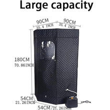 YXKJZHF Full Body Portable Steam Sauna Tent Cabin for Home, 1 Or 2 Person Foldable Sauna, Indoor Sauna Tent for Relaxation