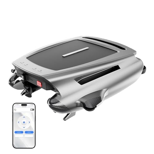 Solar Pool Surface Cleaner Robot for Inground and Above Ground Pools, 24/7 Floating Skimmer for Pet Hair and Dust, Smart Obstacle Avoidance, 28H Battery, No Labor