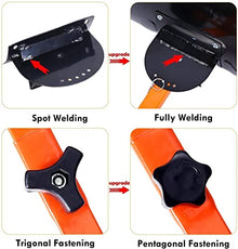 Efficient Snow Shovel with Wheels Heavy Duty Metal Rolling Snow Pusher Efficient Snow Removal Tool for Driveway Doorway Rolling Snow Plow with Adjustable Handle