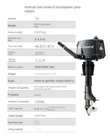 Wenquxing Rubber Boat Outboard