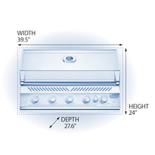 Napoleon Built-In 700 Series 38" Natural Gas Grill with Infrared Rear