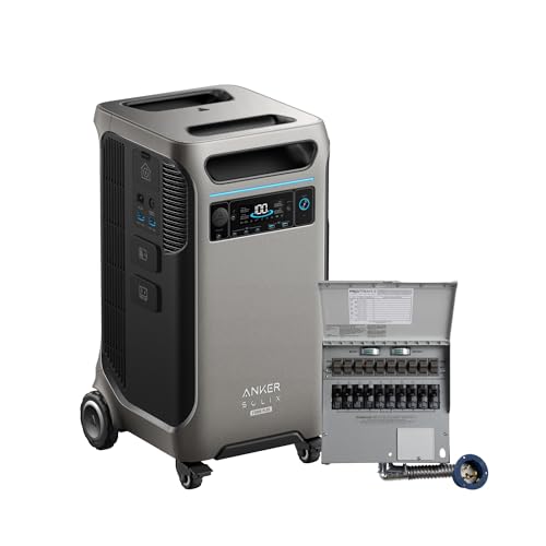 Anker SOLIX F3800 Plus Portable Power Station and Transfer Switch Kit