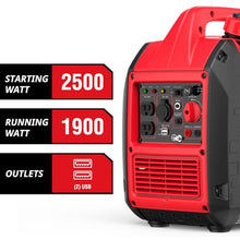 PowerSmart 2500-Watt Portable Gas Inverter Generator, Super Quiet, High Fuel-Efficient Generator, Lightweight, EPA Compliant 2025