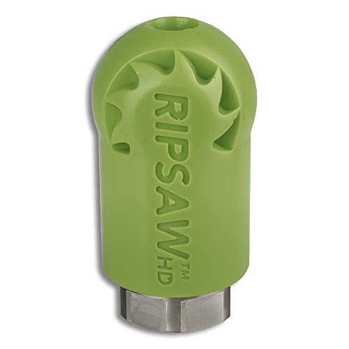 Hydra-Flex, Inc. Ripsaw HD Rotating Turbo Nozzle, 3200 PSI, 18 Degree, 1/2” FNPT Inlet (8.0)