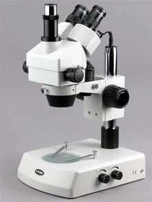 AmScope Digital Trinocular Stereo Zoom Microscope 3.5X-90X White