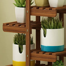 WZWTYSM flower standWooden Plant Holder Flower Pot Holder Container Shelf Plant Accessories Indoor Outdoor Balcony Garden Decoration Plants Flower Shelf Brown