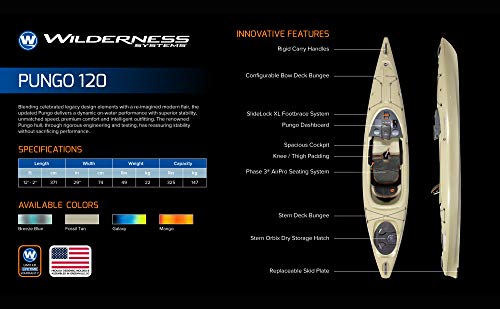 Wilderness Systems Pungo 120 Recreational Kayak Galaxy