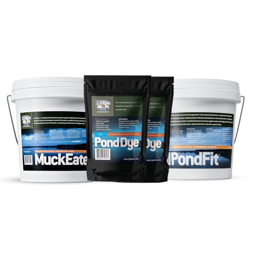 Bjornsen Natural Pond Treatment Pack Blue, Half Acre, Complete Pond Care